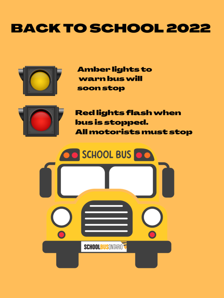 New Eight Lamp Warning System in Ontario School Bus Ontario